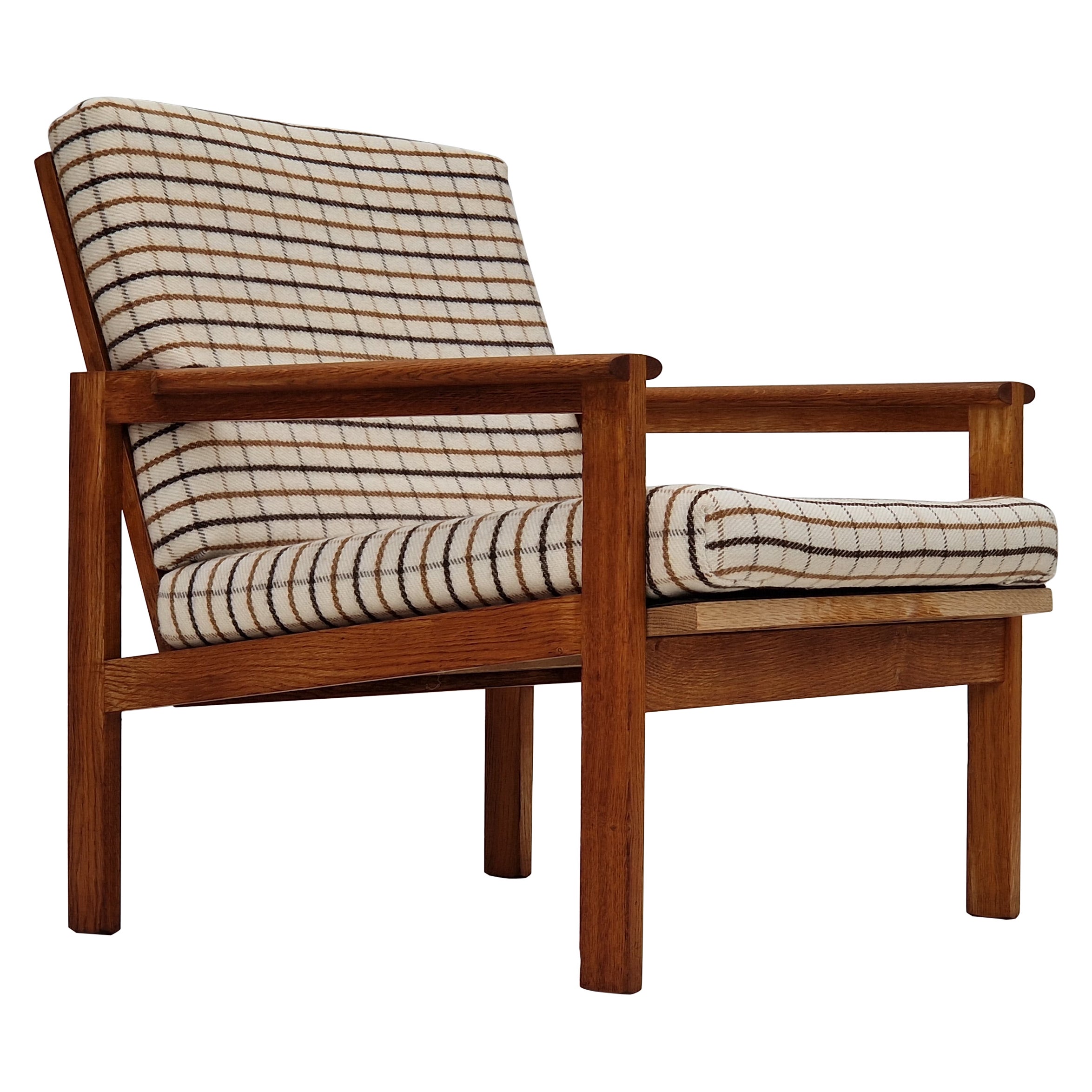 1970s, Danish design by Illum Wikkelsø, model Capella, Eliersen Møbler, oak.