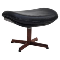 1970s, Danish design by Madsen & Schubell, adjustable, swivel footstool.