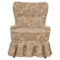 1970s, Danish easy side chair, original very good condition, furniture velour.
