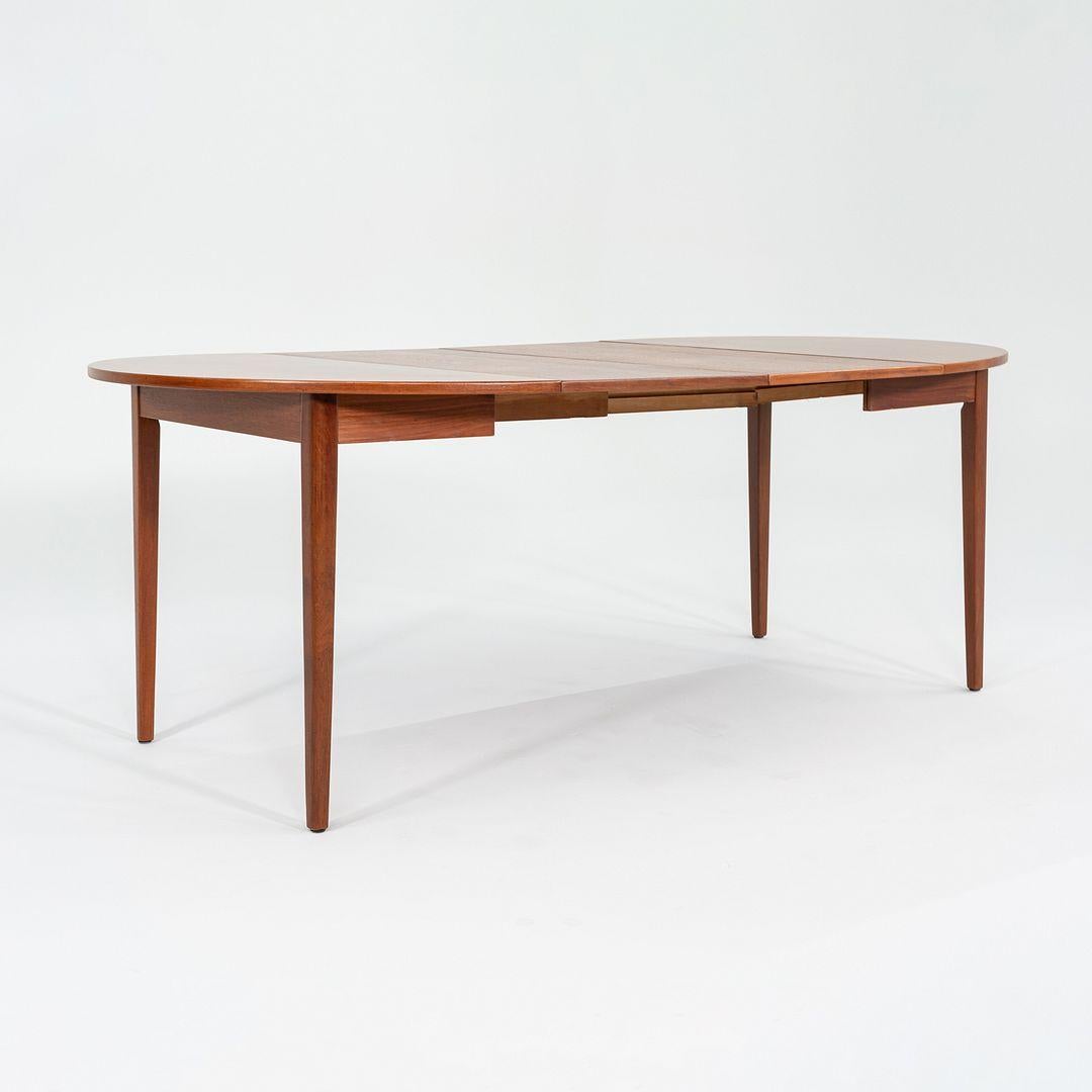 Late 20th Century 1970s Danish Extension Dining Table Attributed to Ib Kofod Larsen 42-84 inches For Sale