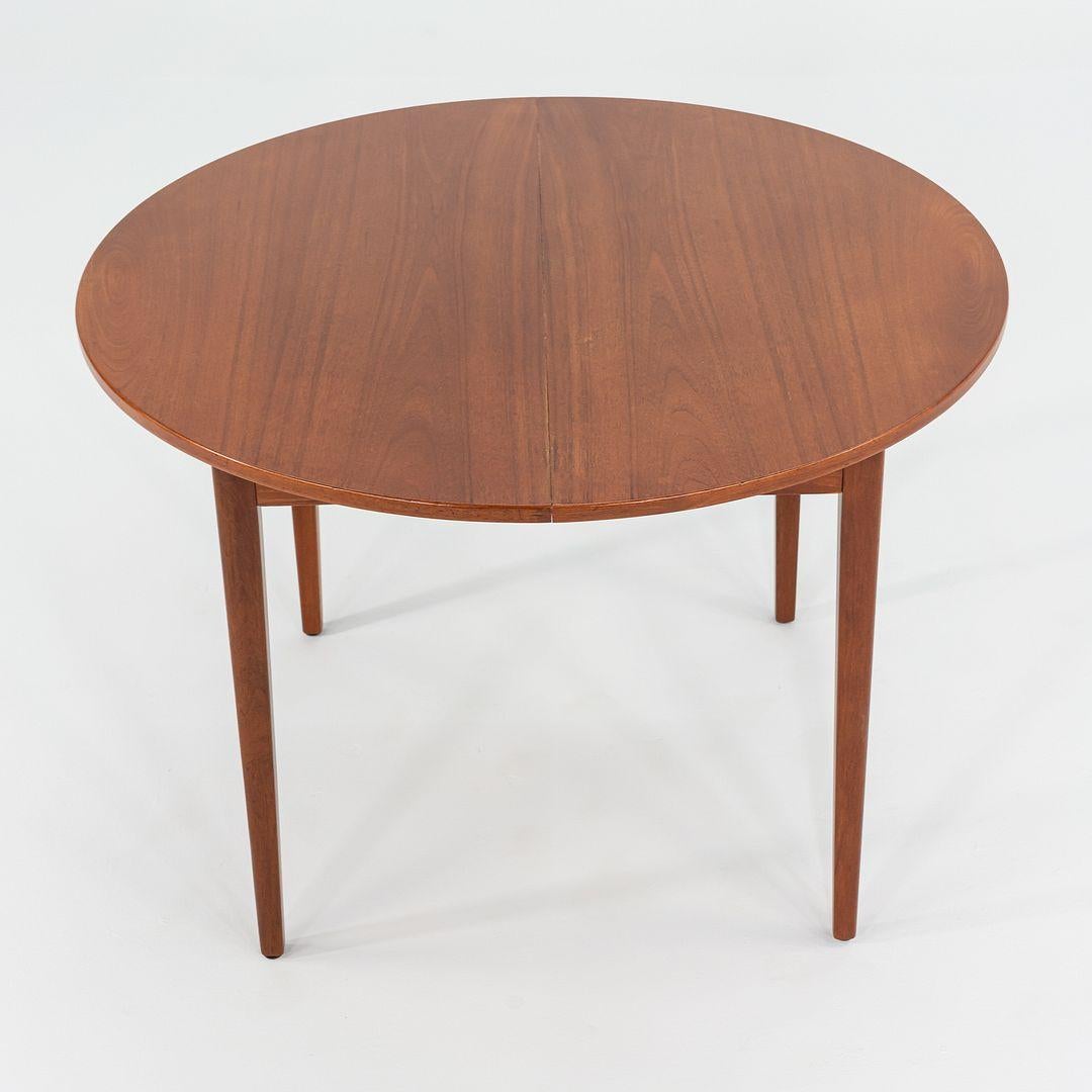 Teak 1970s Danish Extension Dining Table Attributed to Ib Kofod Larsen 42-84 inches For Sale