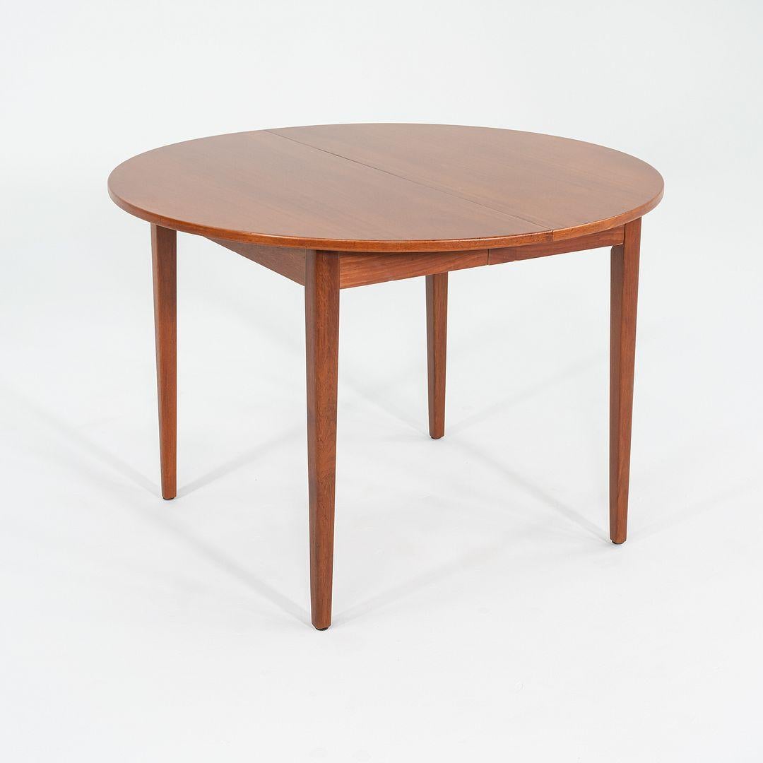 1970s Danish Extension Dining Table Attributed to Ib Kofod Larsen 42-84 inches For Sale 1