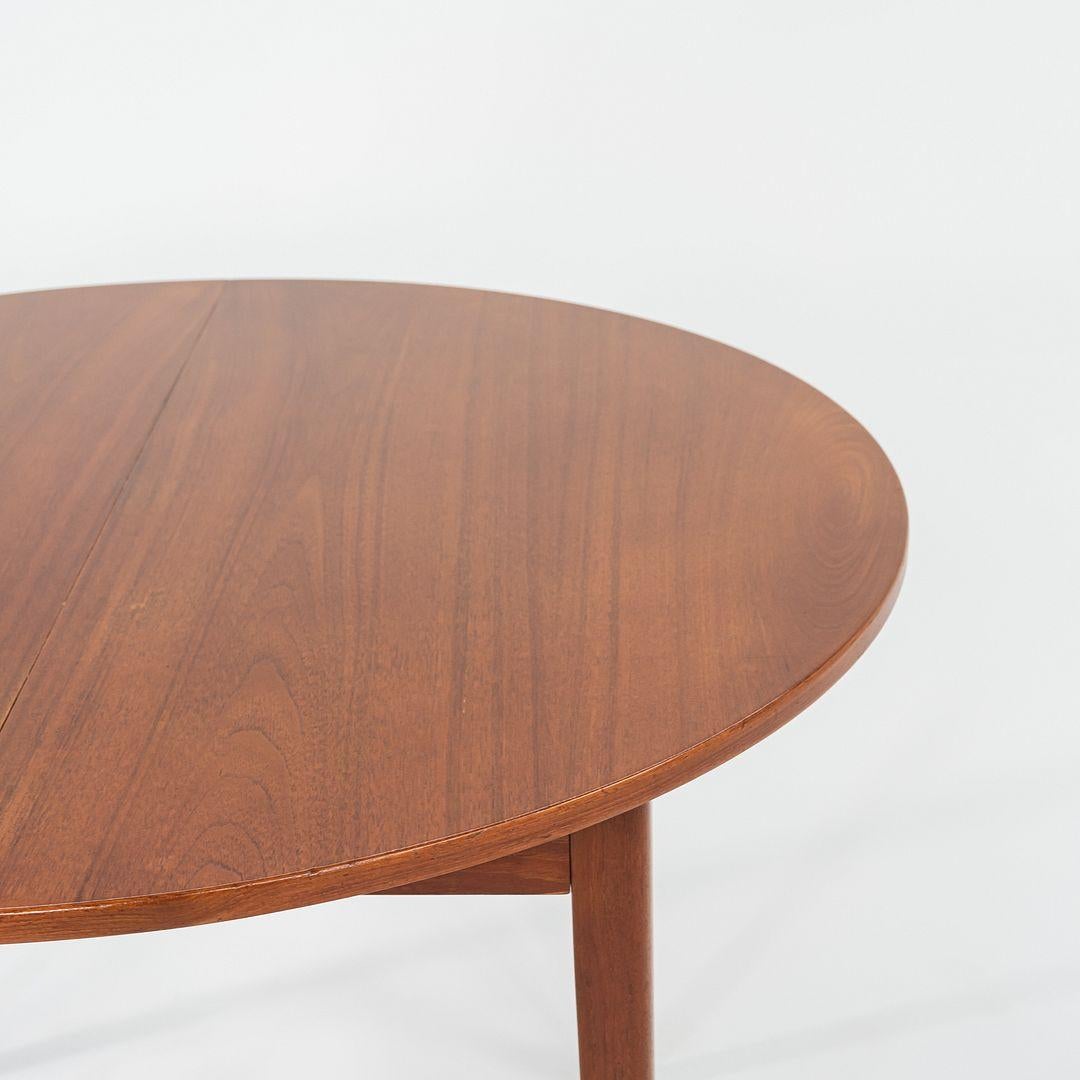 1970s Danish Extension Dining Table Attributed to Ib Kofod Larsen 42-84 inches For Sale 2