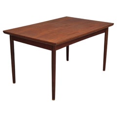 1970s, Danish foldable dining table, teak wood, original condition.