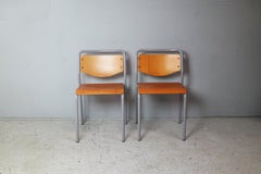 1970s Danish Industrial Stacking Chairs