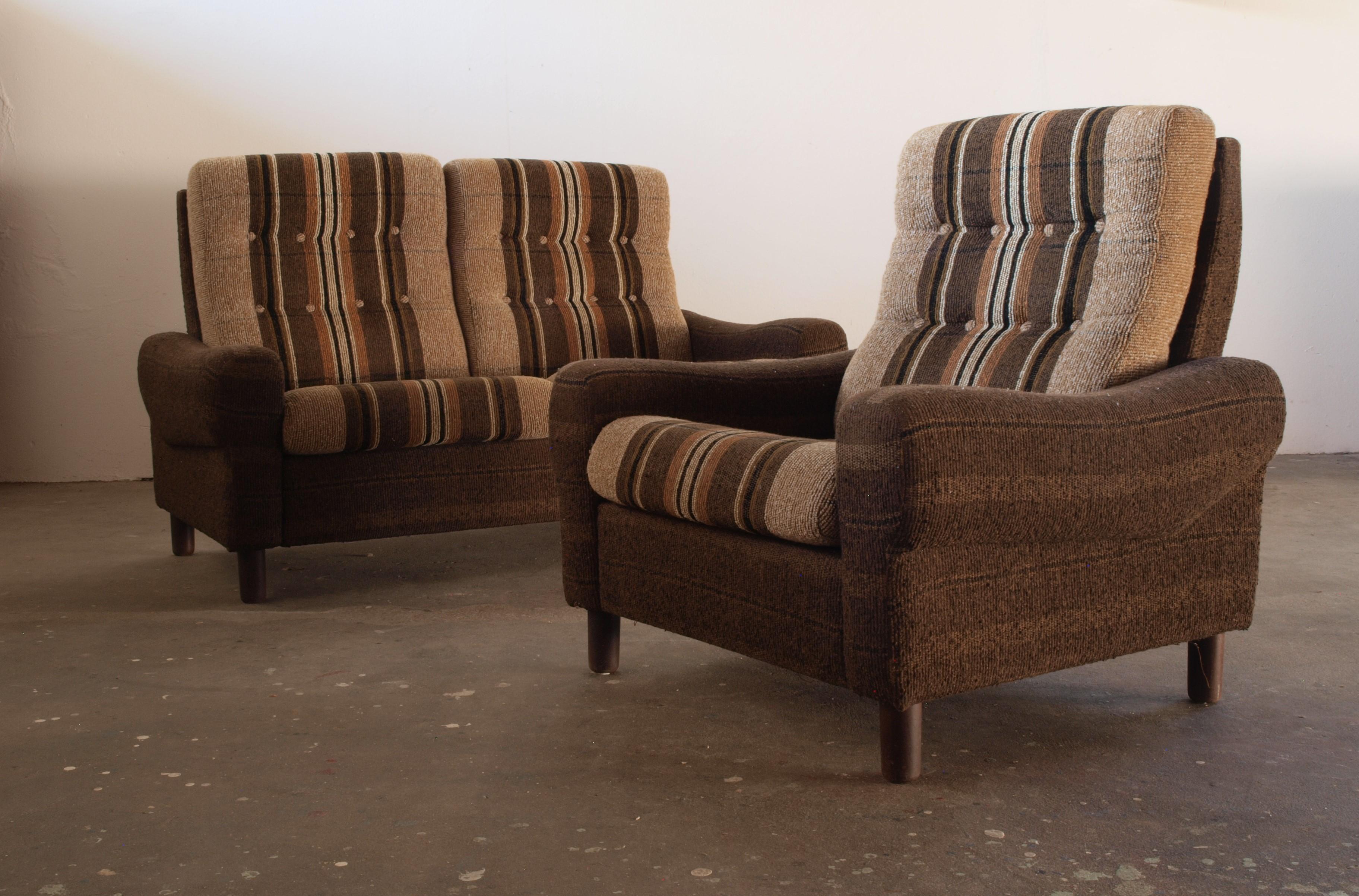 Mid-Century Modern 1970s Danish Lounge Chair For Sale