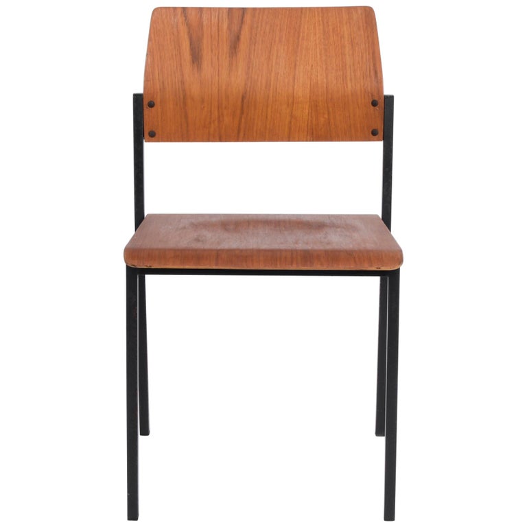 1970s Danish Metal Chair For Sale