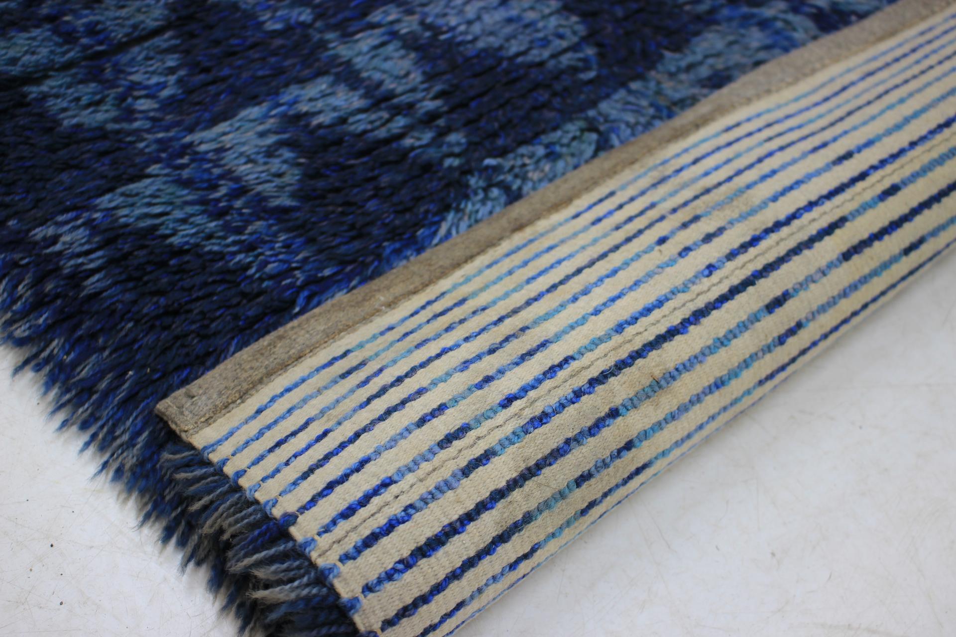 Late 20th Century 1970s Danish Midcentury Wool Rug by Nordiska Industri For Sale