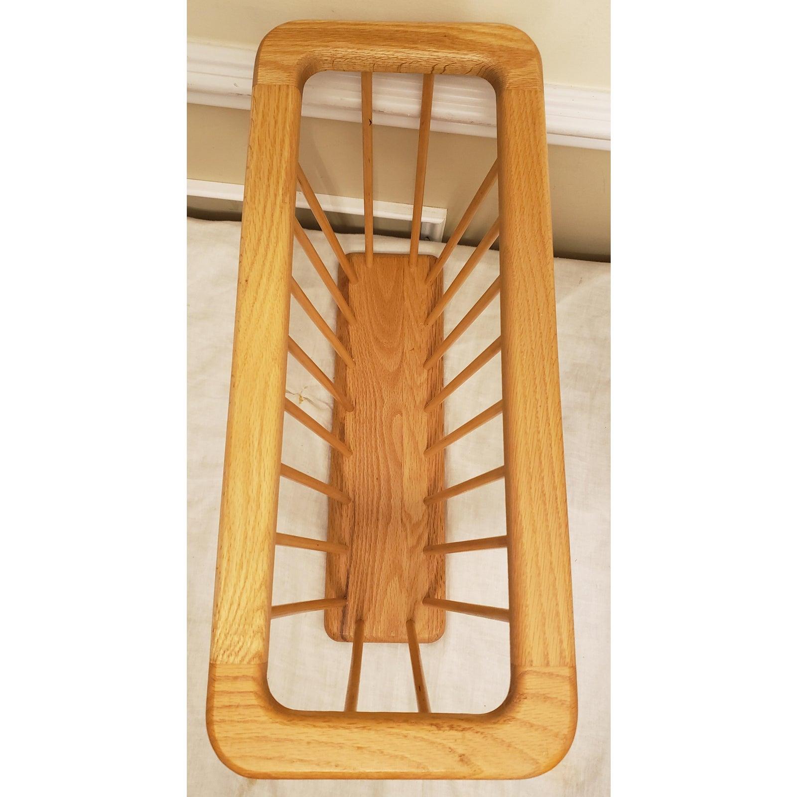 American 1970s Danish Modern Arthur Umanof-Style Magazine Rack For Sale