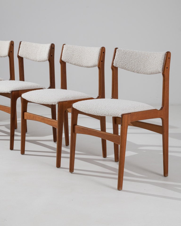 1970s Danish Modern Dining Chairs, Set of Five For Sale at 1stDibs