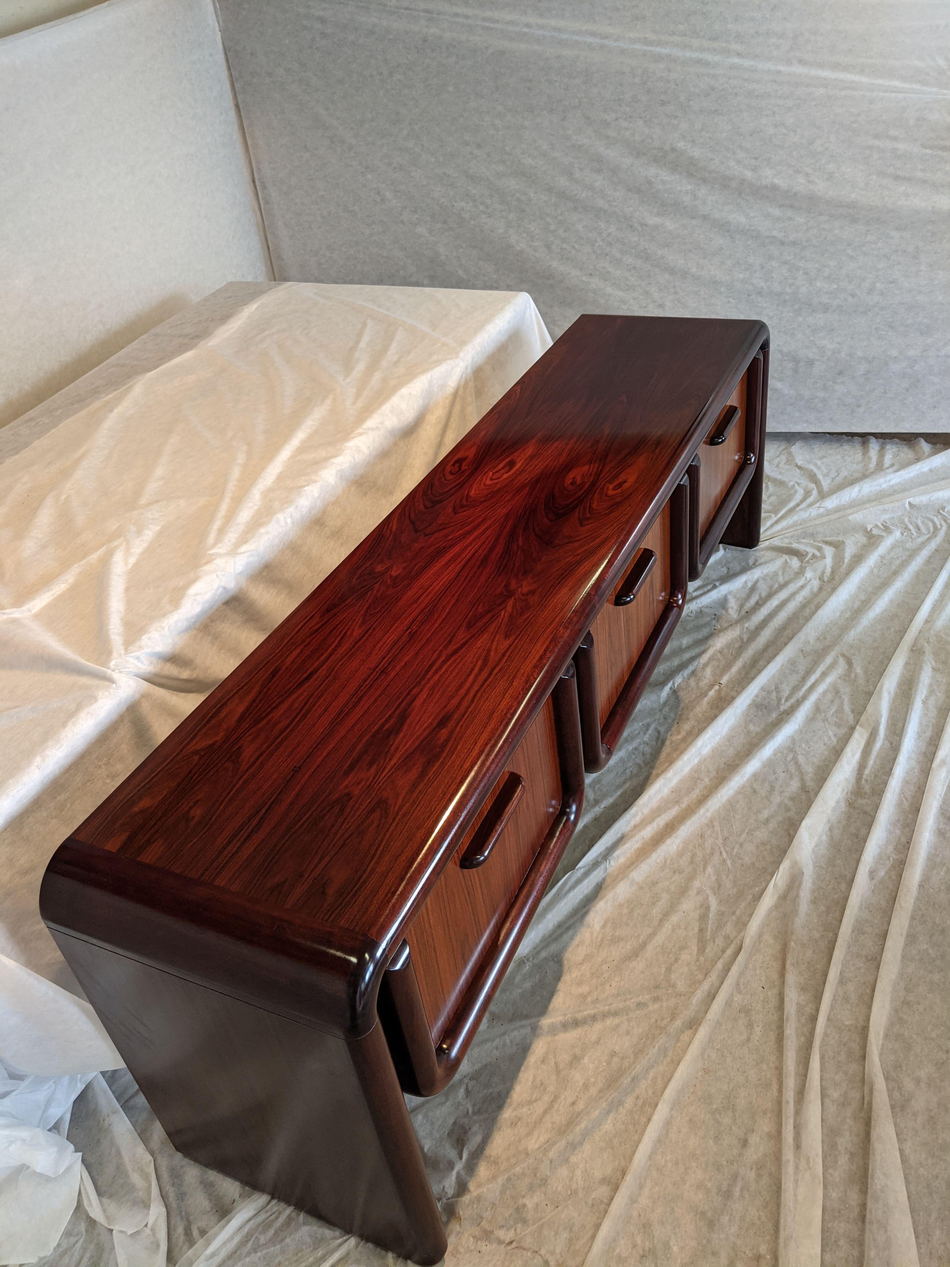 1970s Danish Modern Dyrlund Supreme Credenza in Rosewood 7