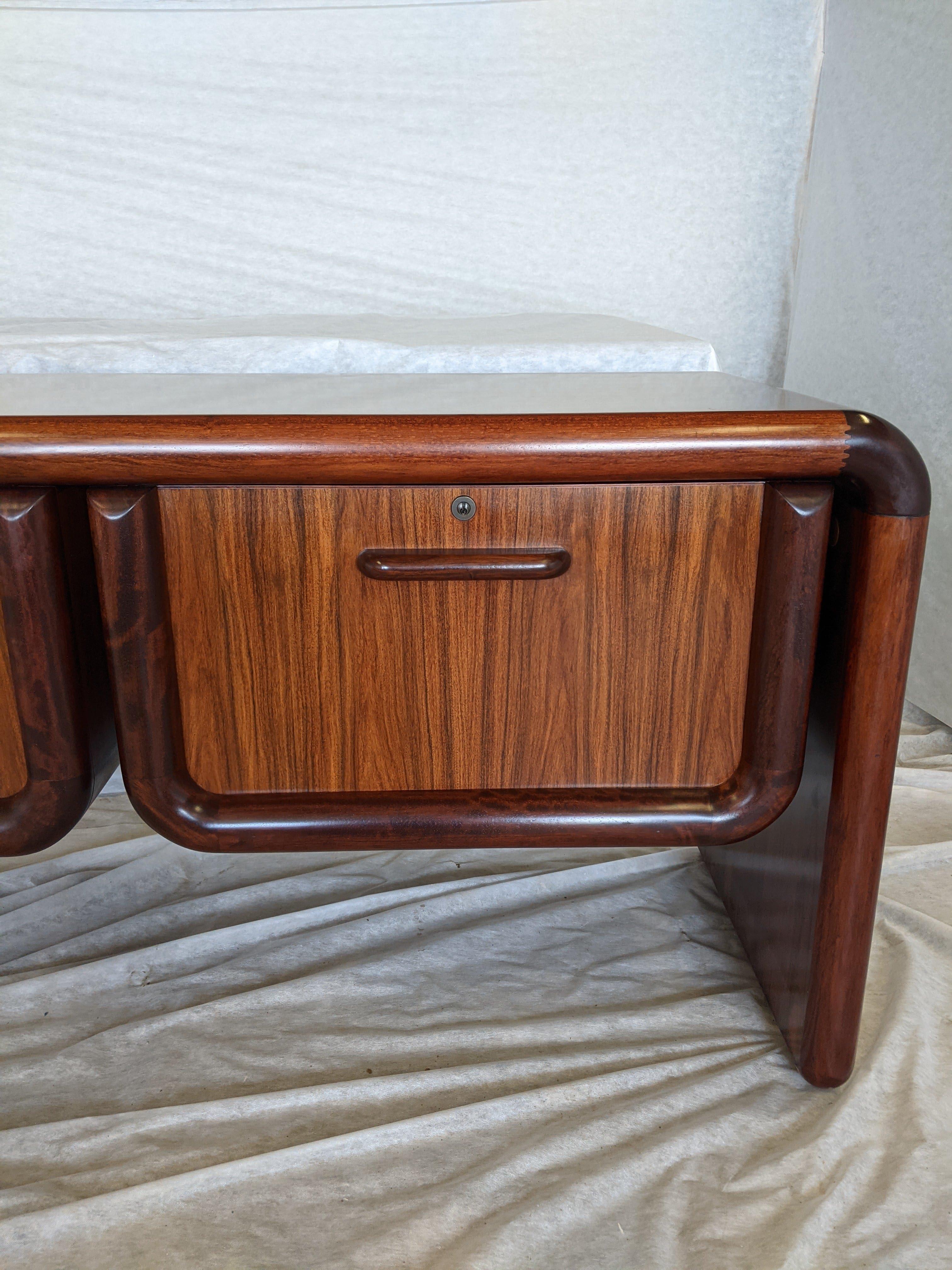 Late 20th Century 1970s Danish Modern Dyrlund Supreme Credenza in Rosewood For Sale