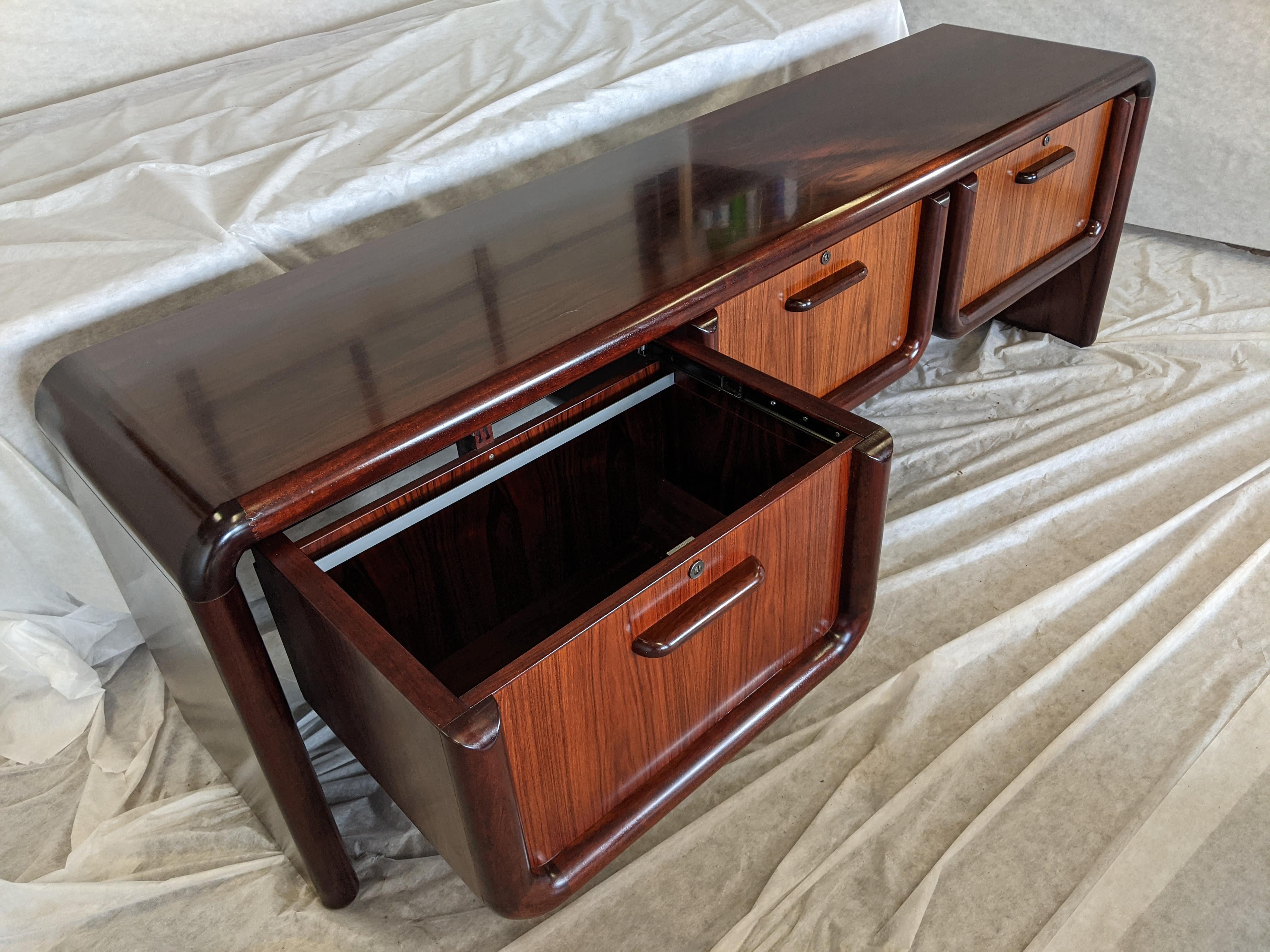 1970s Danish Modern Dyrlund Supreme Credenza in Rosewood 1