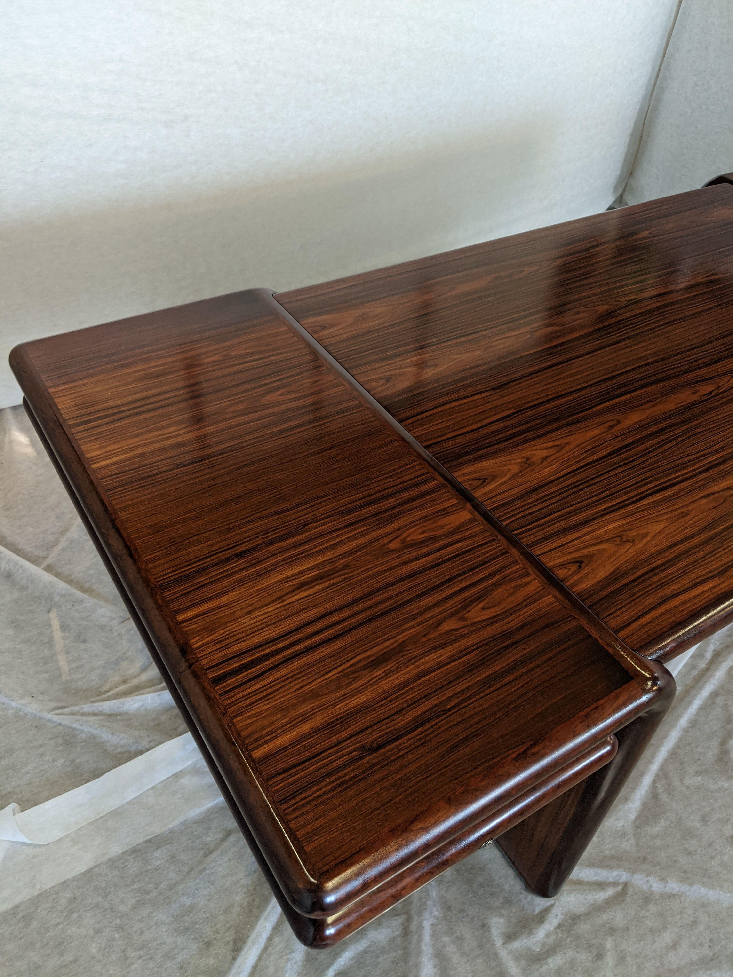 1970s, Danish Modern Dyrlund Supreme Executive Desk in Rosewood 5