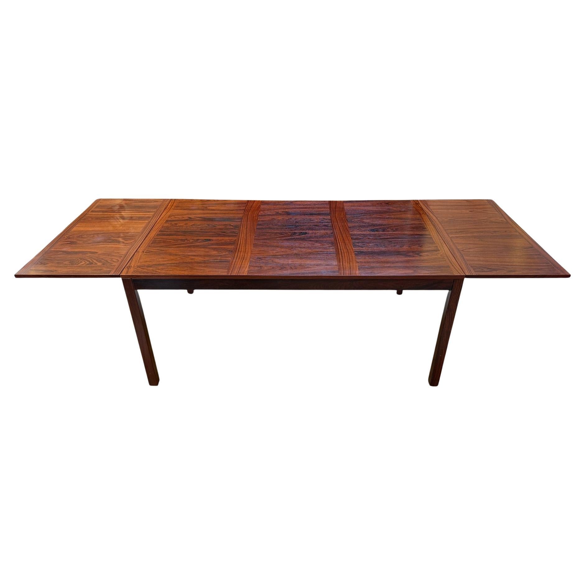 Mesa de comedor danesa de madera de palisandro de los años 70, de Vejle Stole og Mobelfabrik