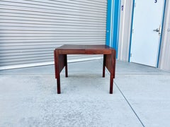 1970s Danish Modern Rosewood Extending Dining Table by Vejle Stole & Møbelfabrik