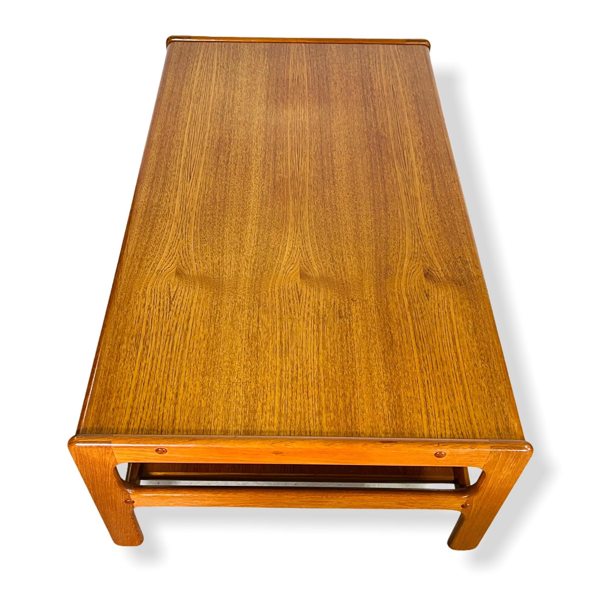 Mid-Century Modern 1970s Danish Modern Teak Coffee Table by Kristensen Thomassen for Moreddi 1