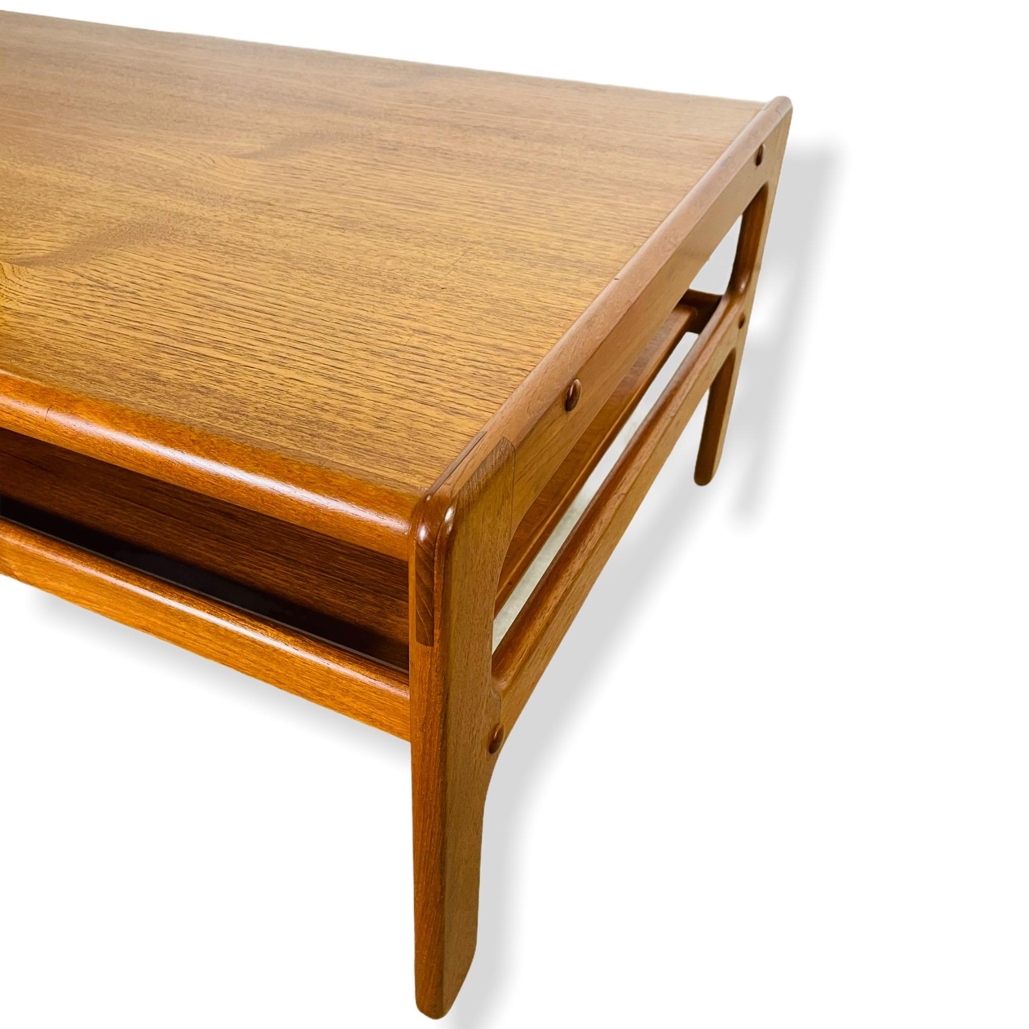 1970s Danish Modern Teak Coffee Table by Kristensen Thomassen for Moreddi 1 1