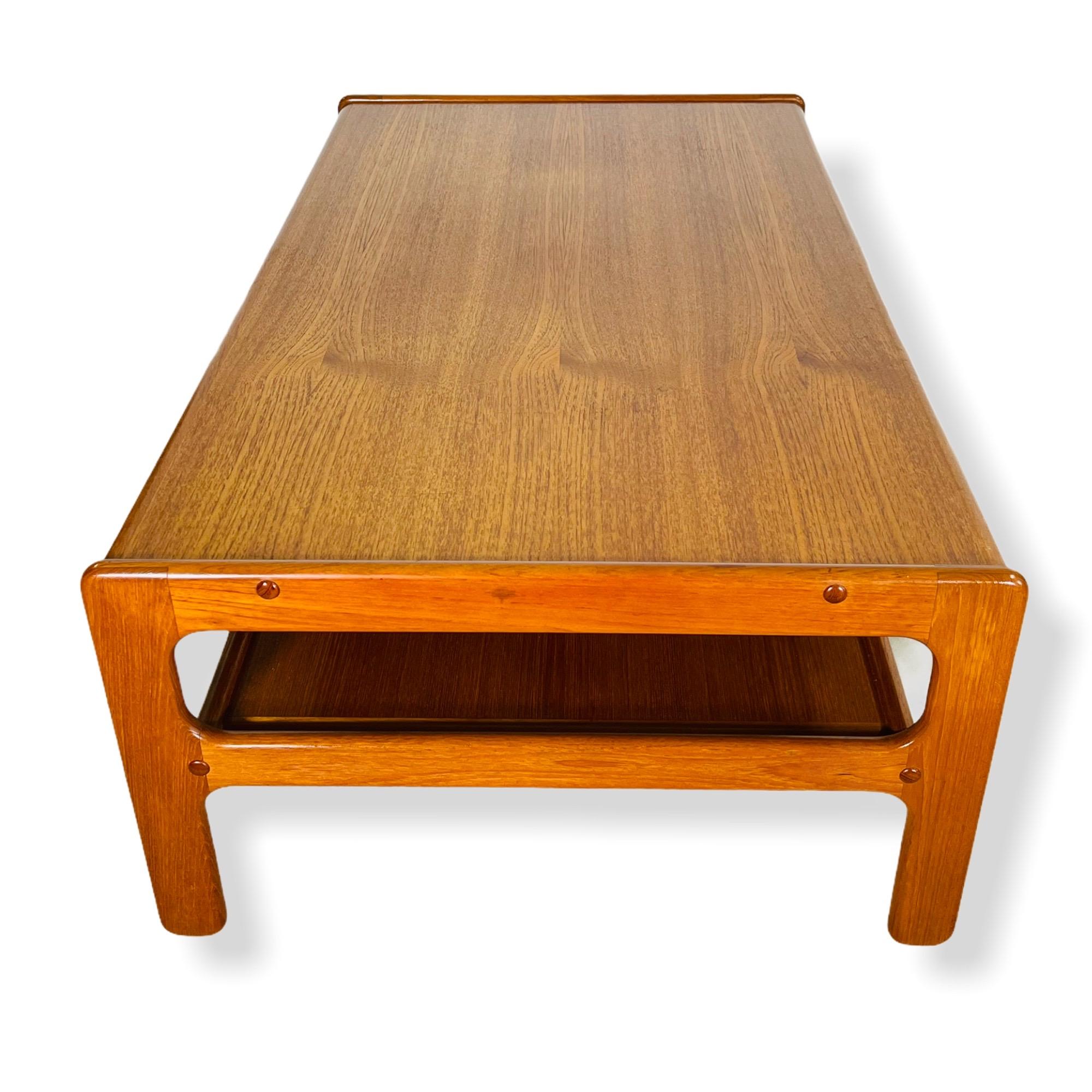 1970s Danish Modern Teak Coffee Table by Kristensen Thomassen for Moreddi 1 2