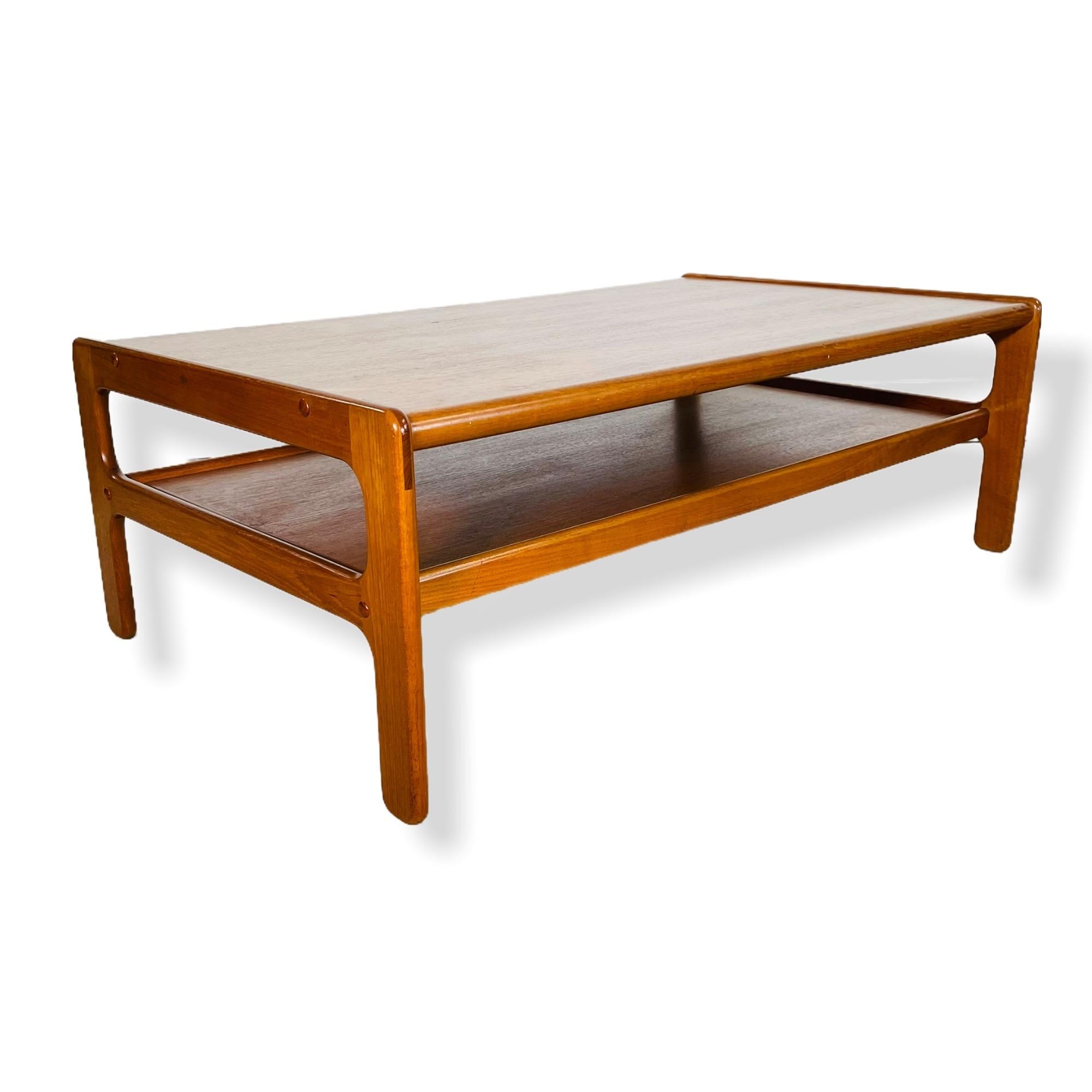 1970s Danish Modern Teak Coffee Table by Kristensen Thomassen for Moreddi 1 3