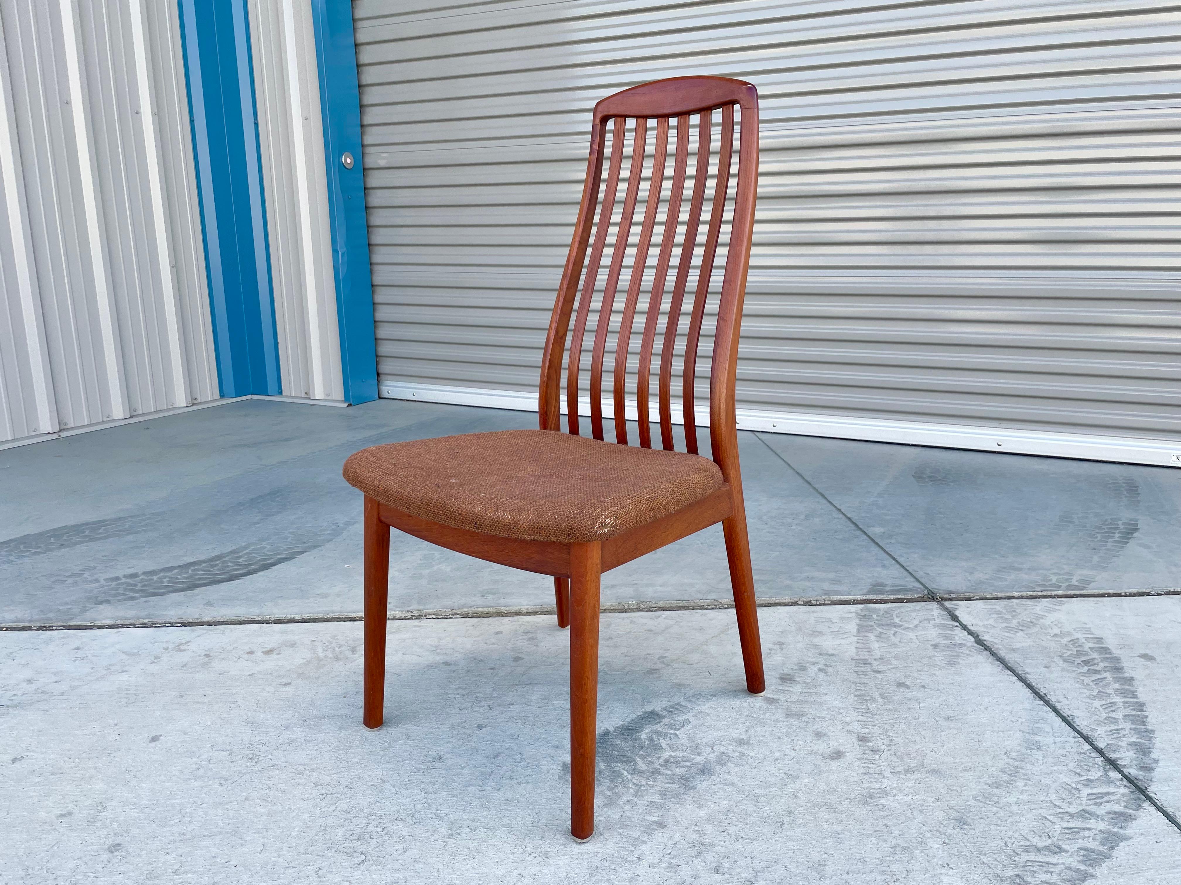 1970s Danish Modern Teak Dining Chairs by Preben-Schou - Set of 4 For Sale 8