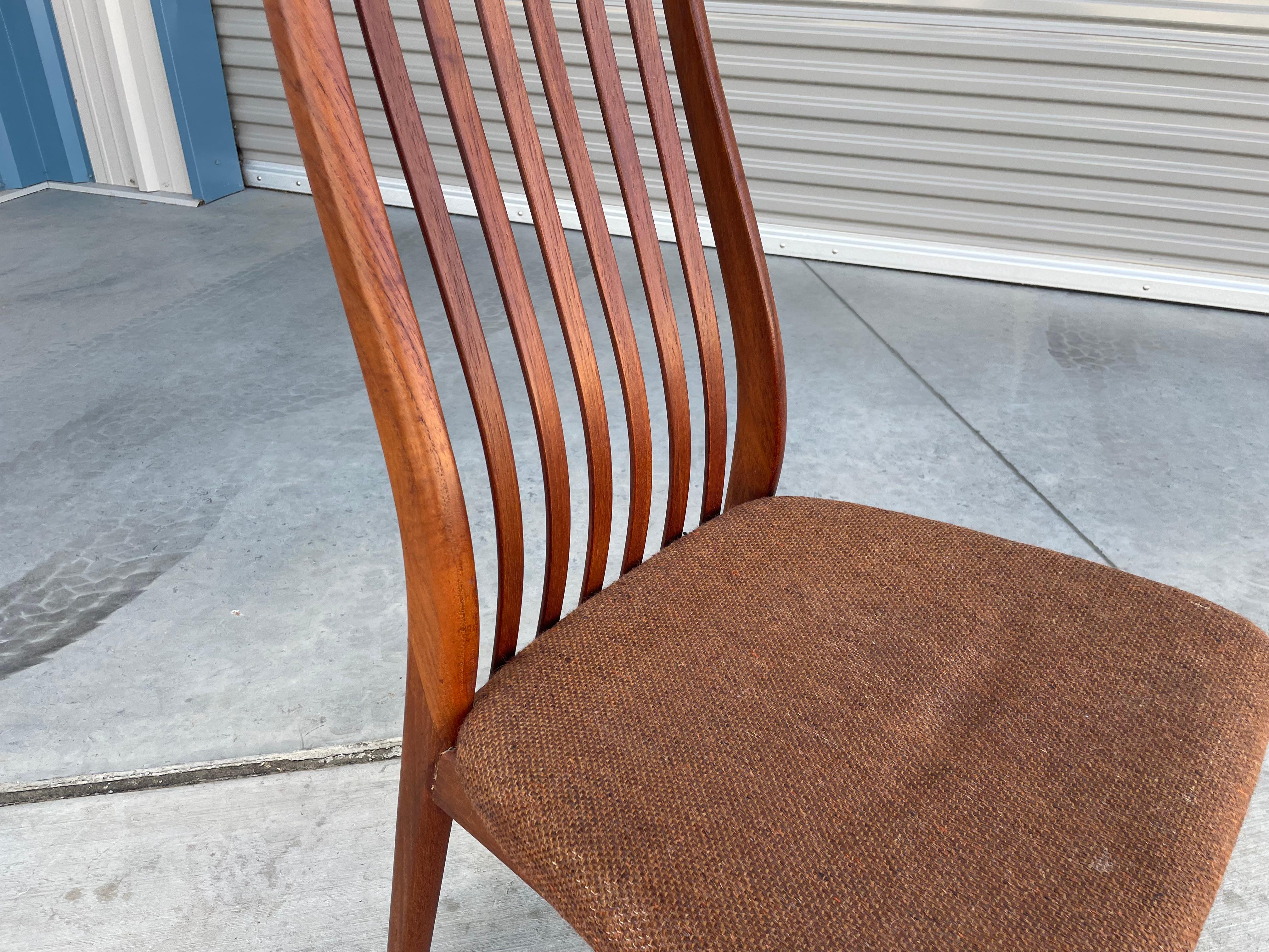 1970s Danish Modern Teak Dining Chairs by Preben-Schou - Set of 4 9