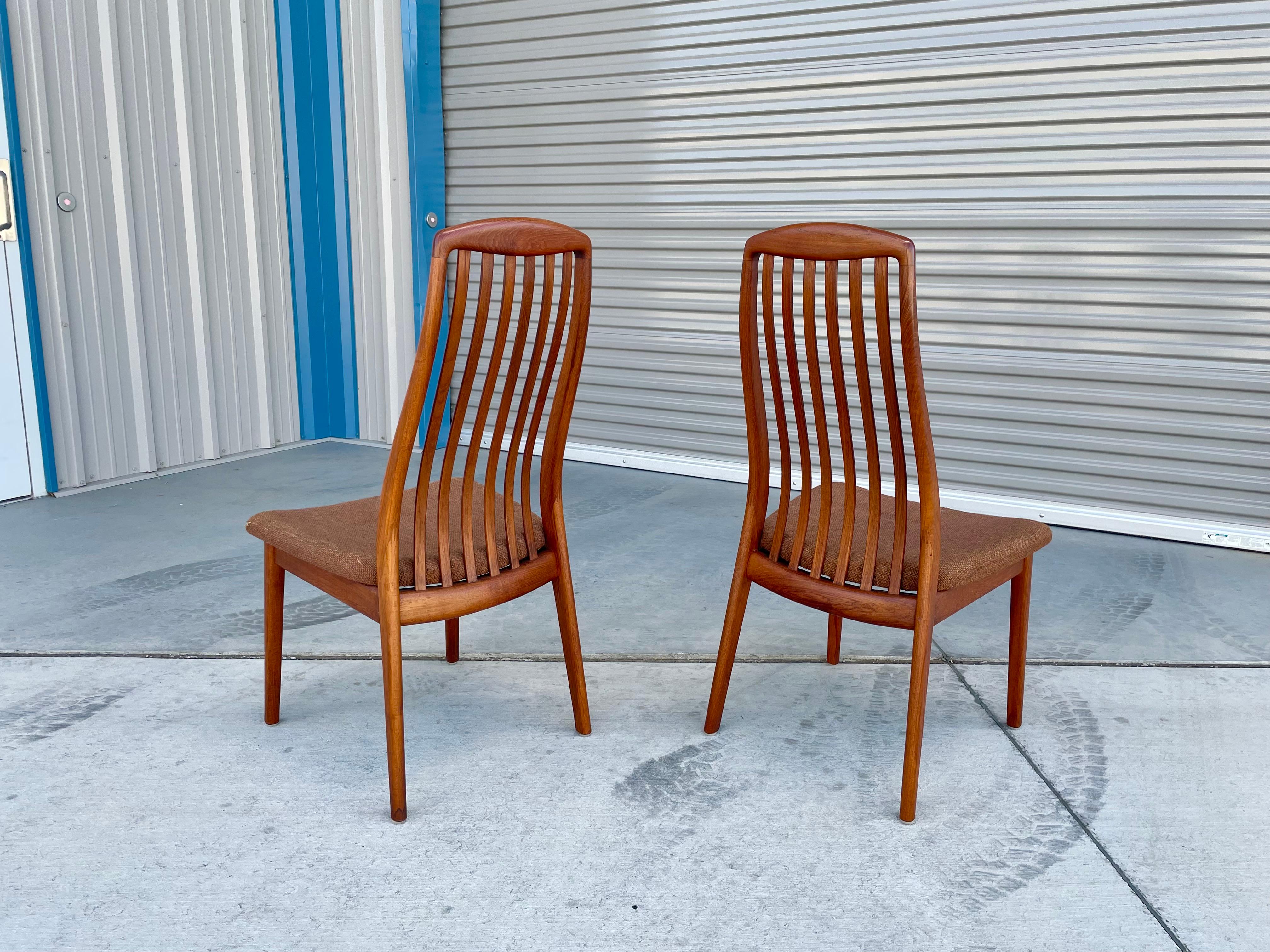 1970s Danish Modern Teak Dining Chairs by Preben-Schou - Set of 4 For Sale 2