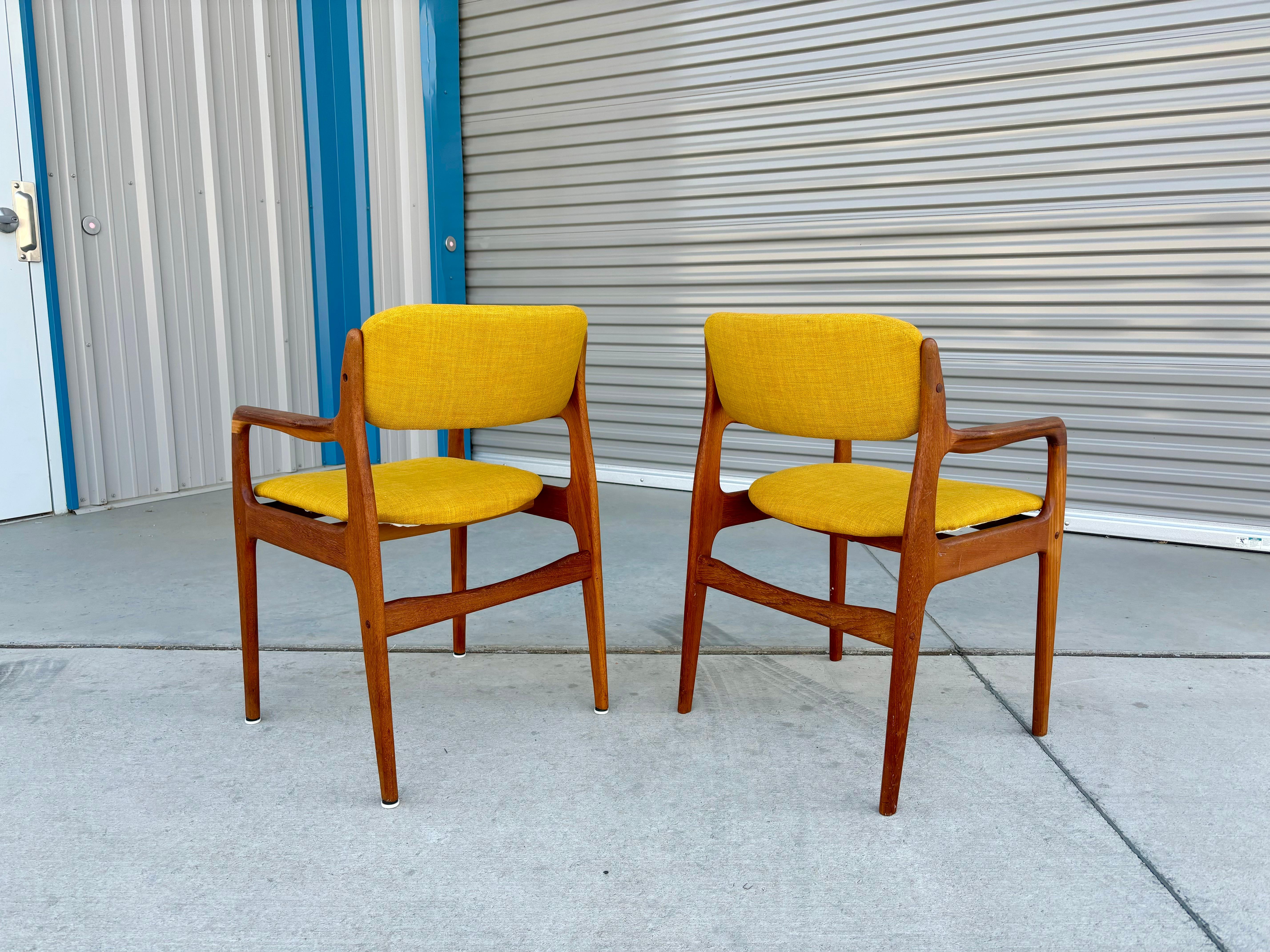 1970s Danish Modern Teak Dining Chairs For Sale 6