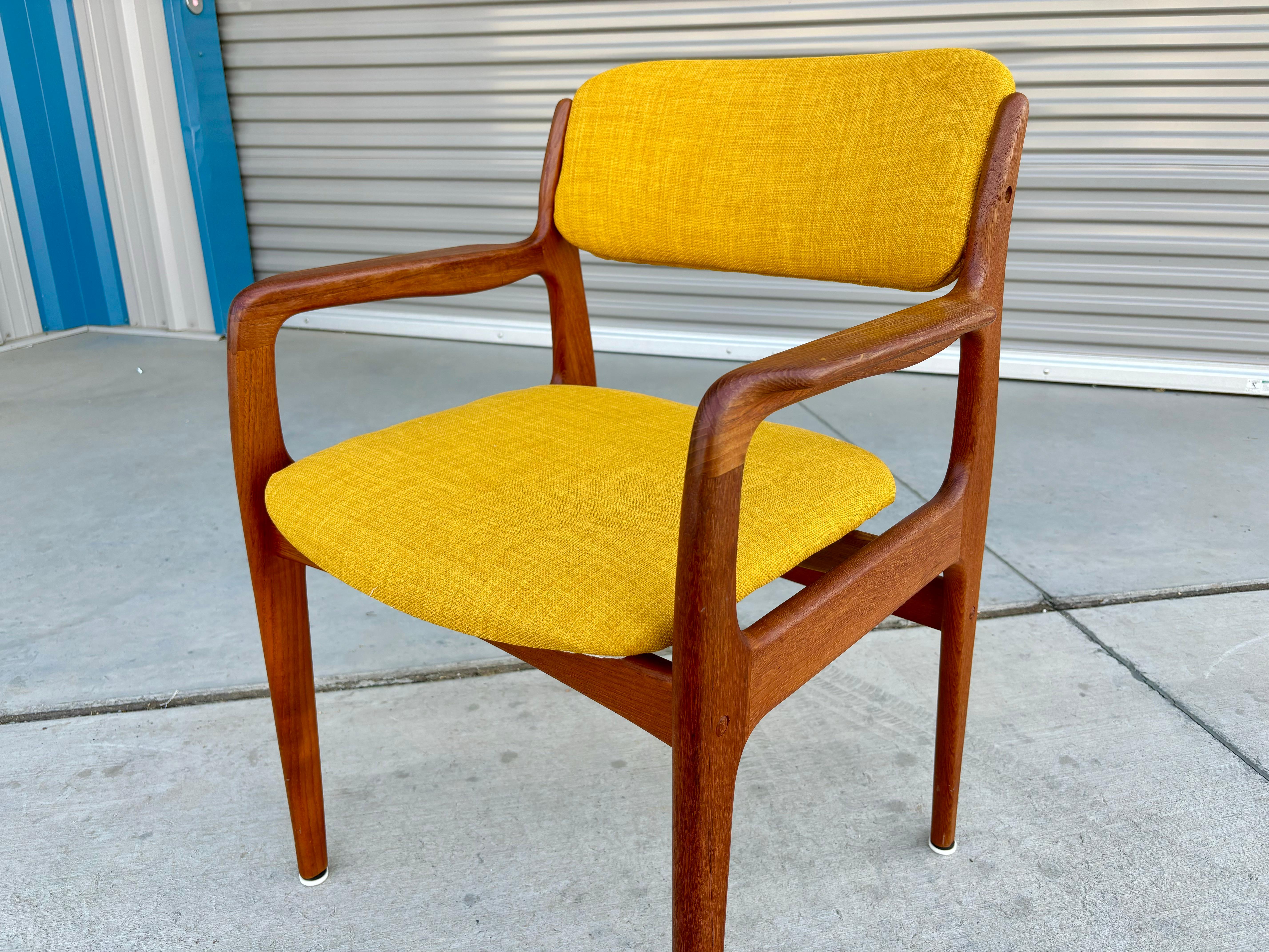 1970s Danish Modern Teak Dining Chairs For Sale 8