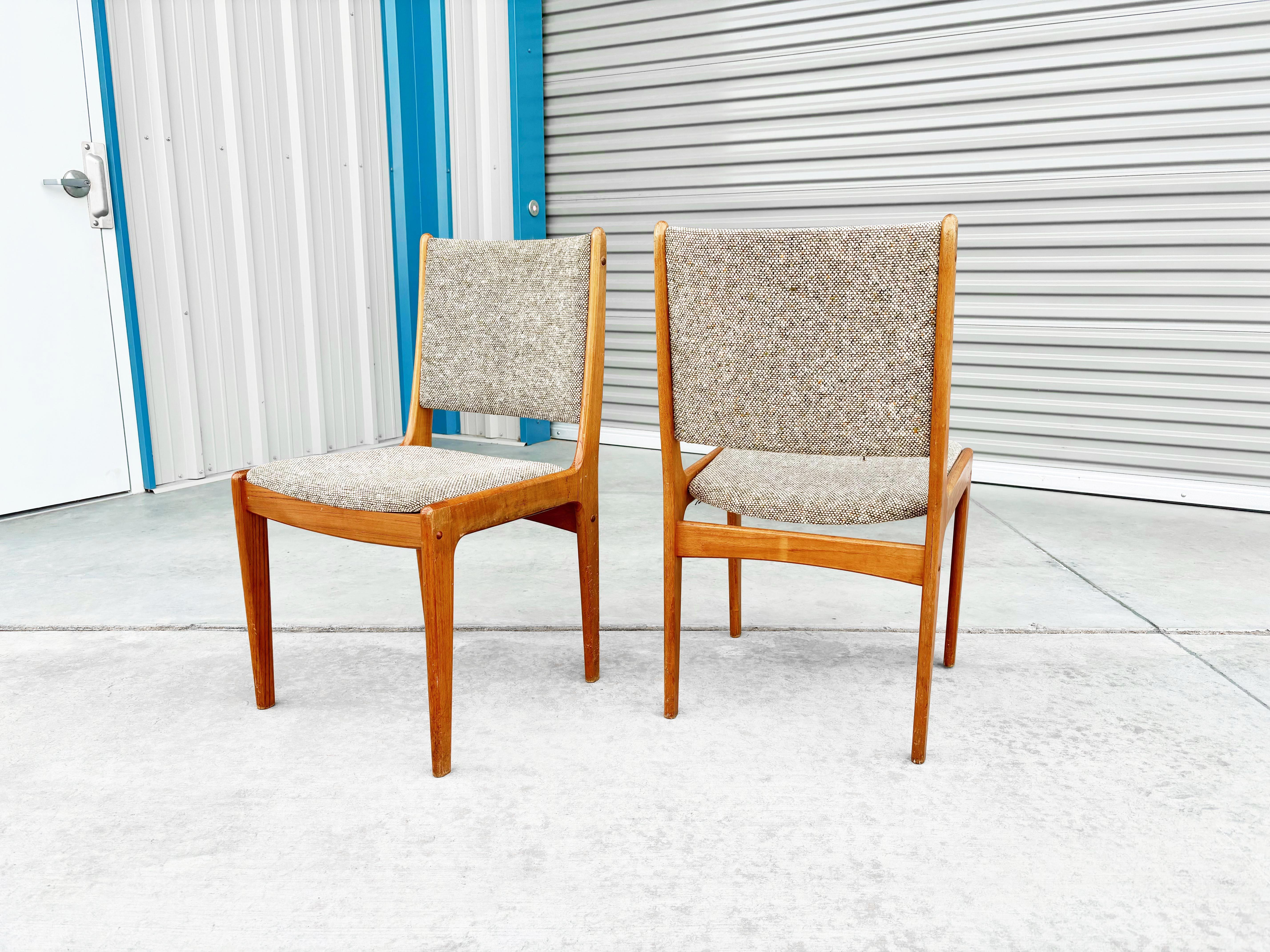 1970s Danish Modern Teak Dining Chairs Styled After Johannes Andersen- Set Of 6 6