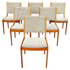 1970s Danish Modern Teak Dining Chairs Styled After Johannes Andersen- Set Of 6