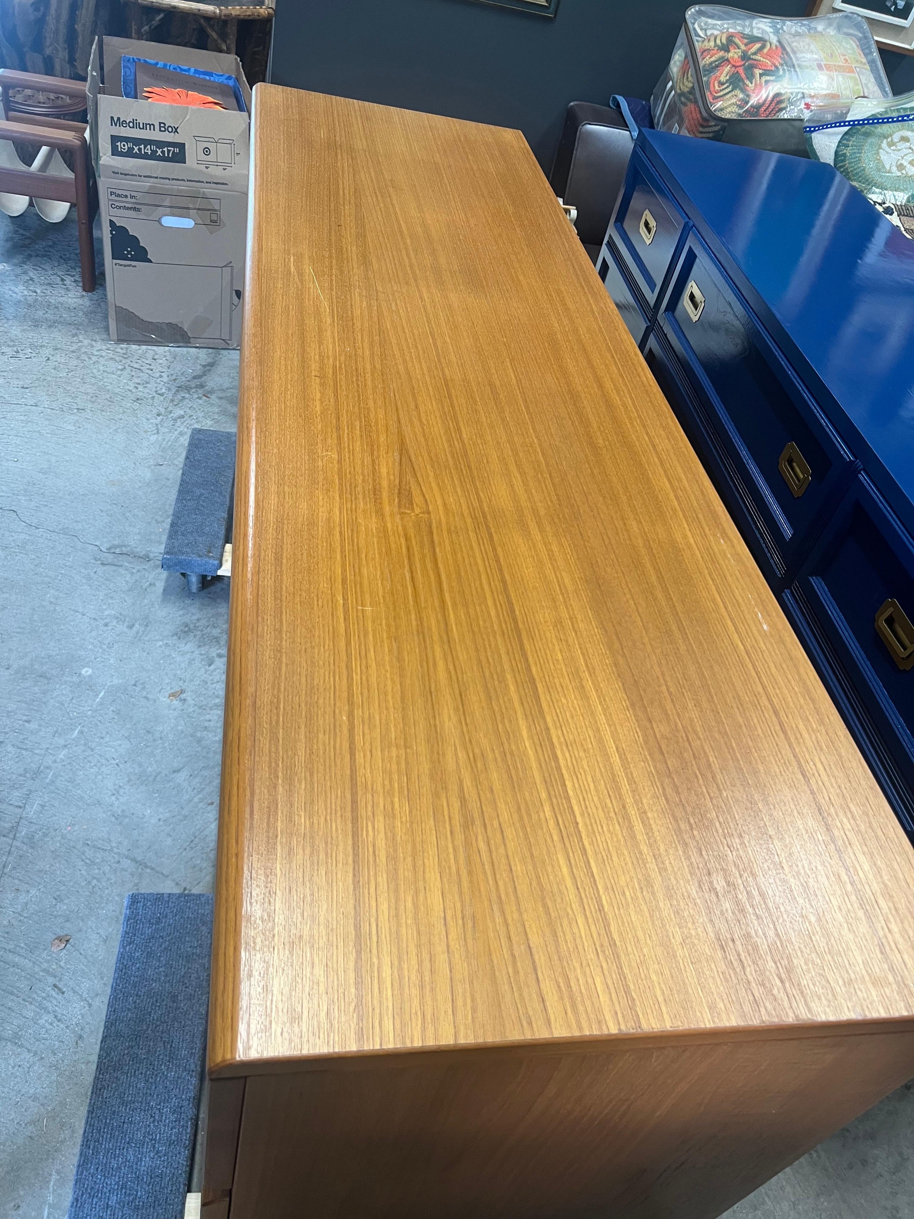 1970s Danish Modern Teak Double Dresser 1