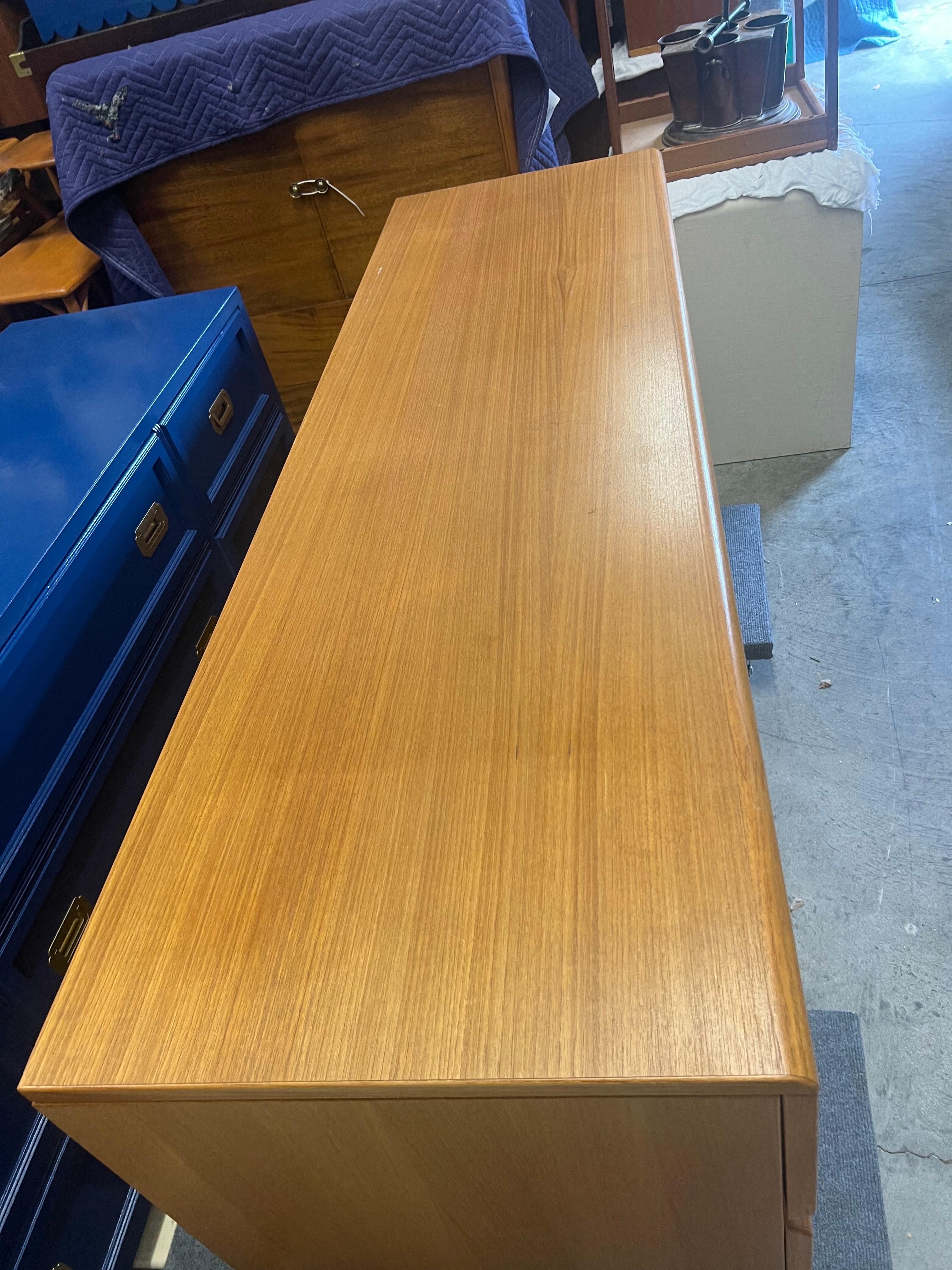 1970s Danish Modern Teak Double Dresser 2