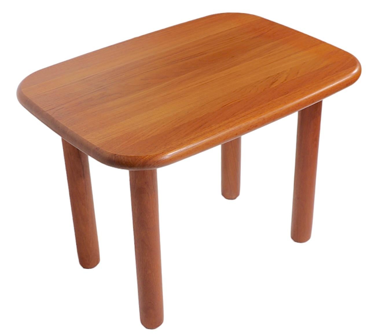  1970's Danish Modern Teak  End Table by Neils Bach  For Sale 5