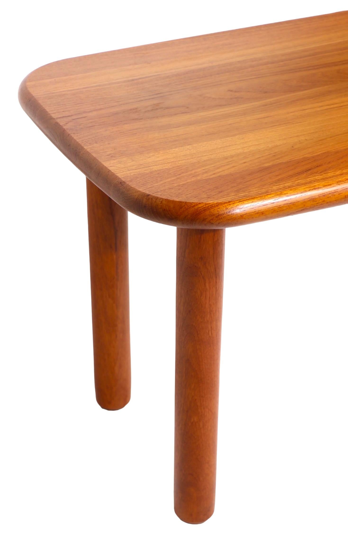  1970's Danish Modern Teak  End Table by Neils Bach  For Sale 6