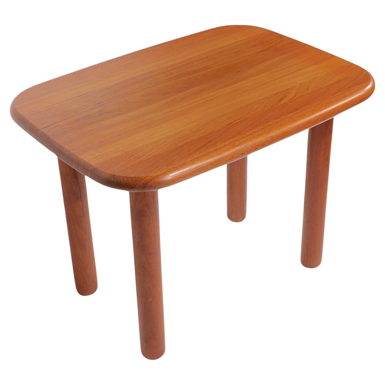  1970's Danish Modern Teak  End Table by Neils Bach  For Sale