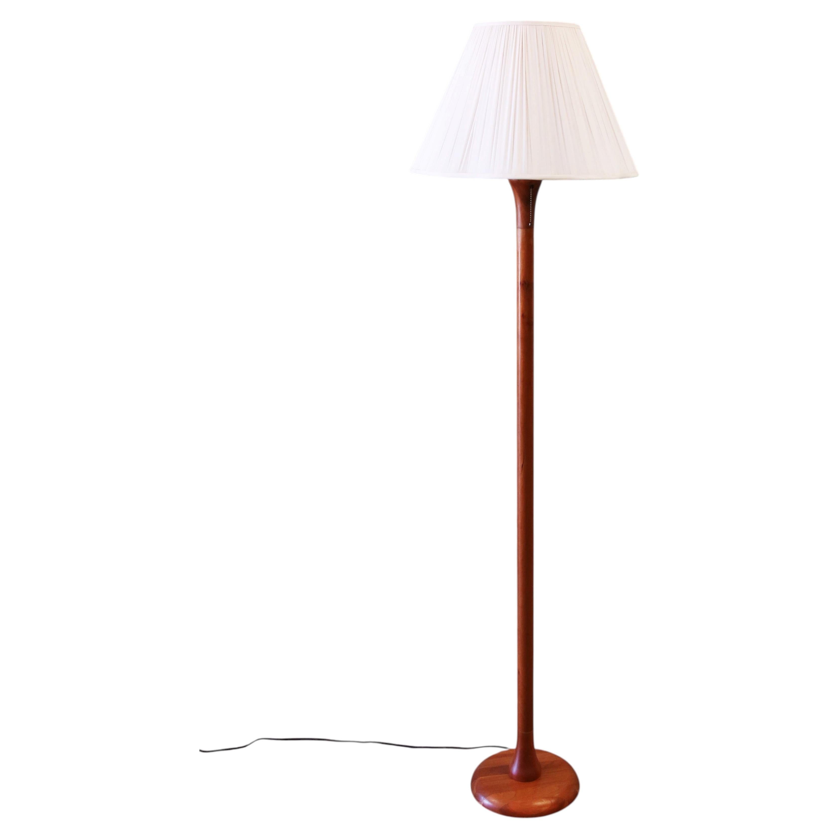 1970s Danish Modern Teak Floor Lamp Josef Frank (after)