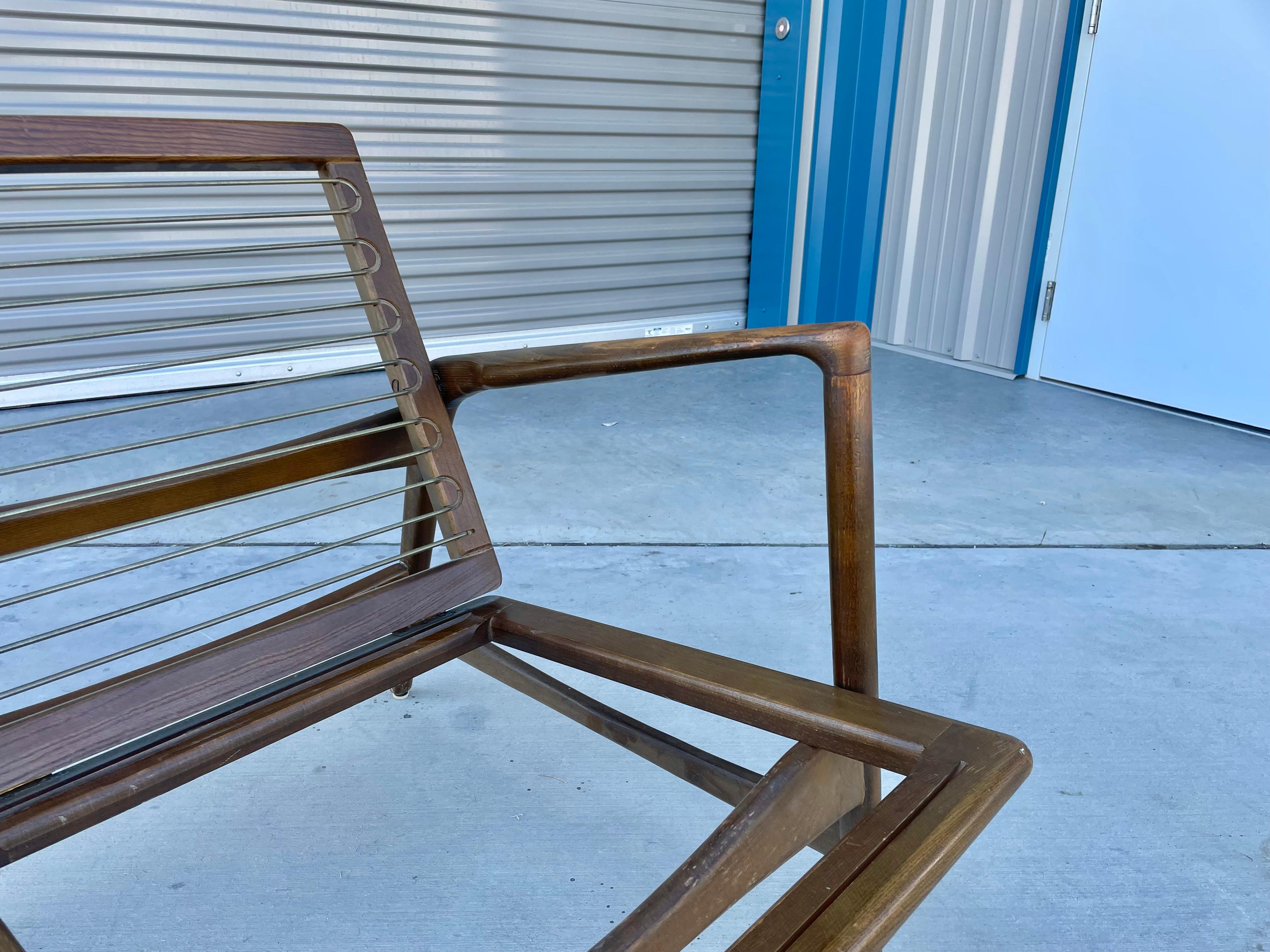 1970s Danish Modern Teak Lounge Chair Styled After Ib Kofod Larsen For Sale 5
