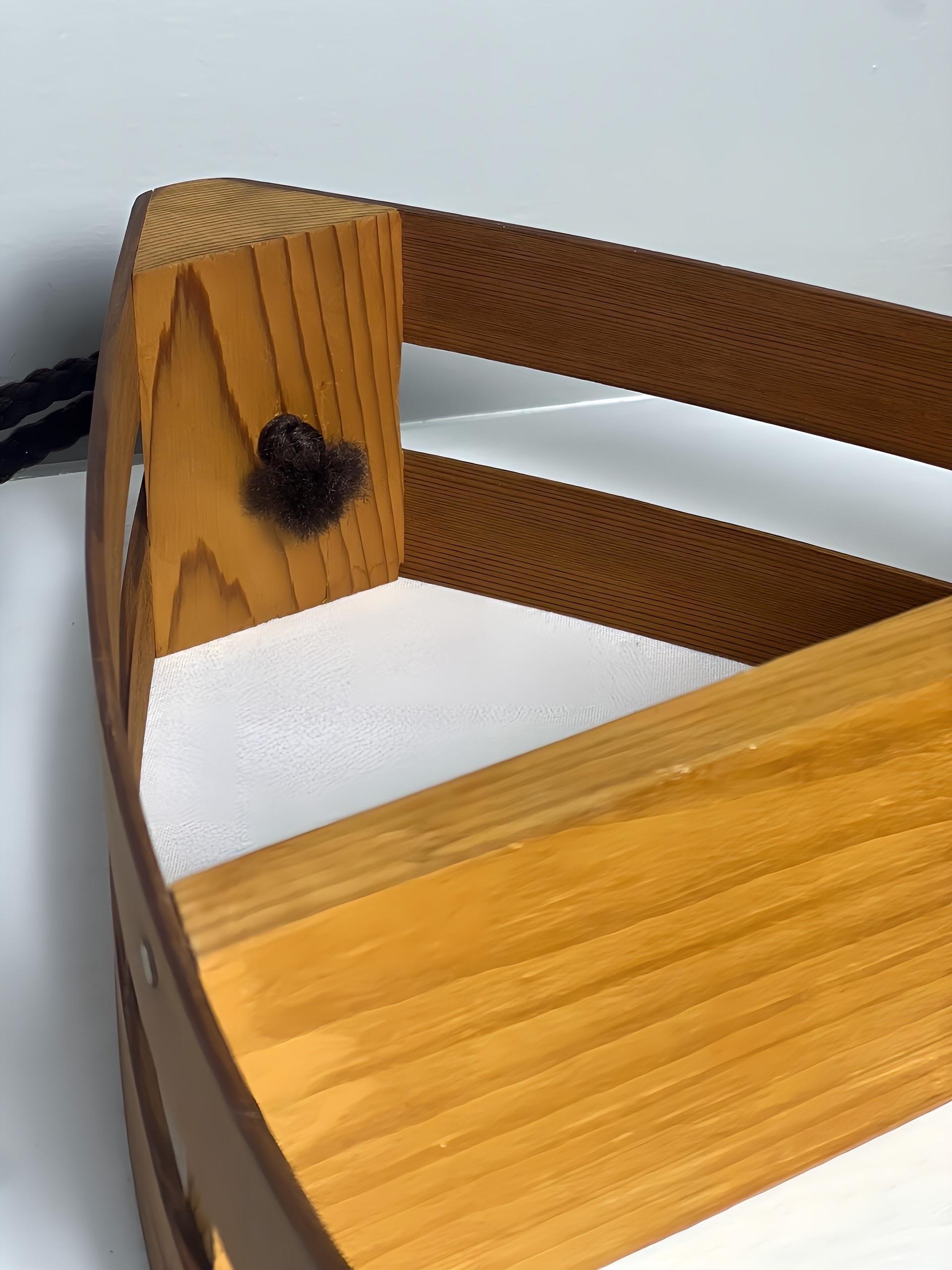 1970s Danish Modern Teardrop Bentwood Wall Shelf Curios, Pair For Sale 5