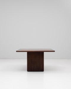 1970s Danish Modernist Pedestal Coffee Table