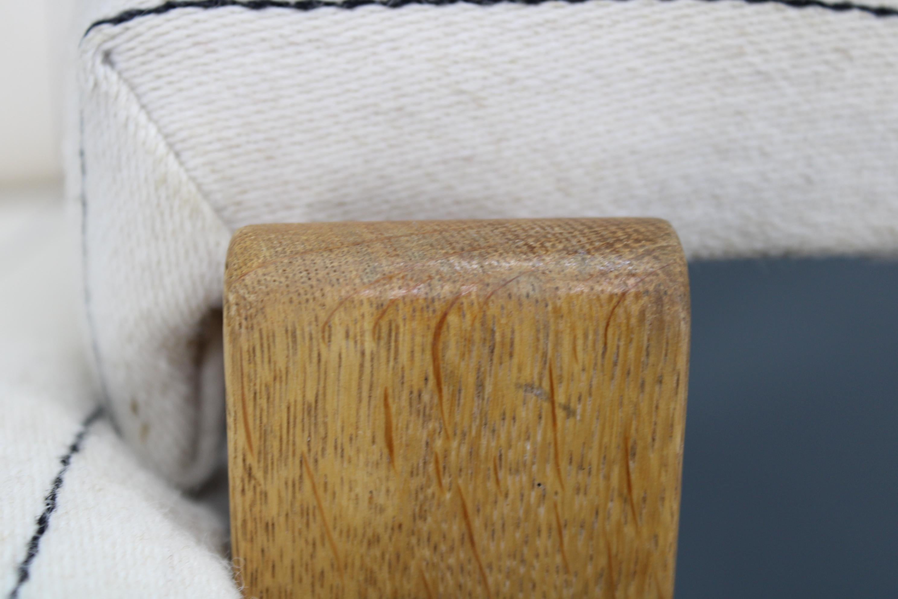 1970s Danish Oak Armchair For Sale 4