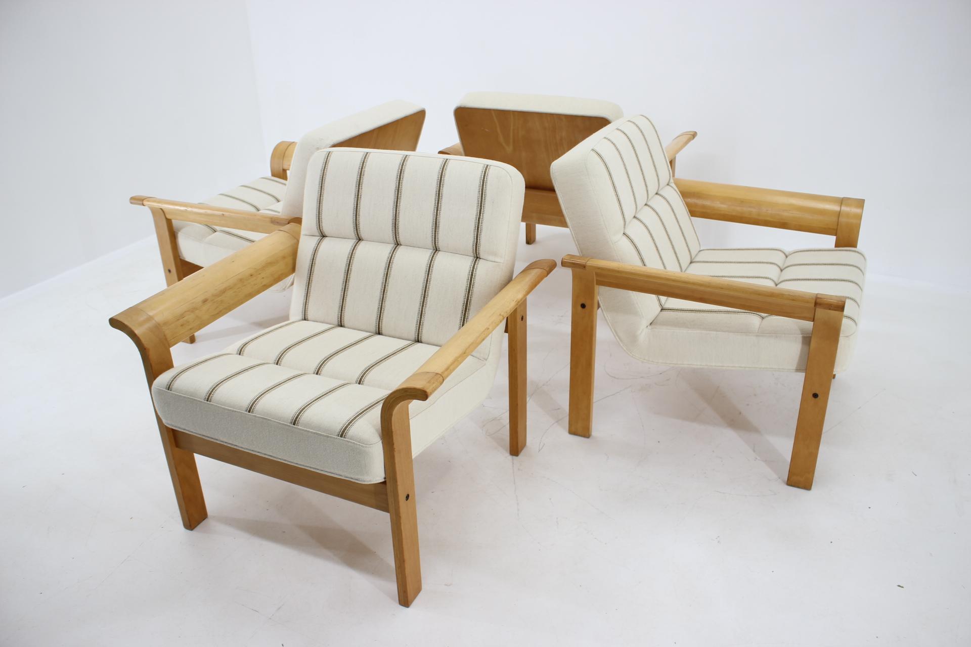 1970s Danish Oak Lounge Chair by Thygesen & Sørensen for Magnus Olesen 7