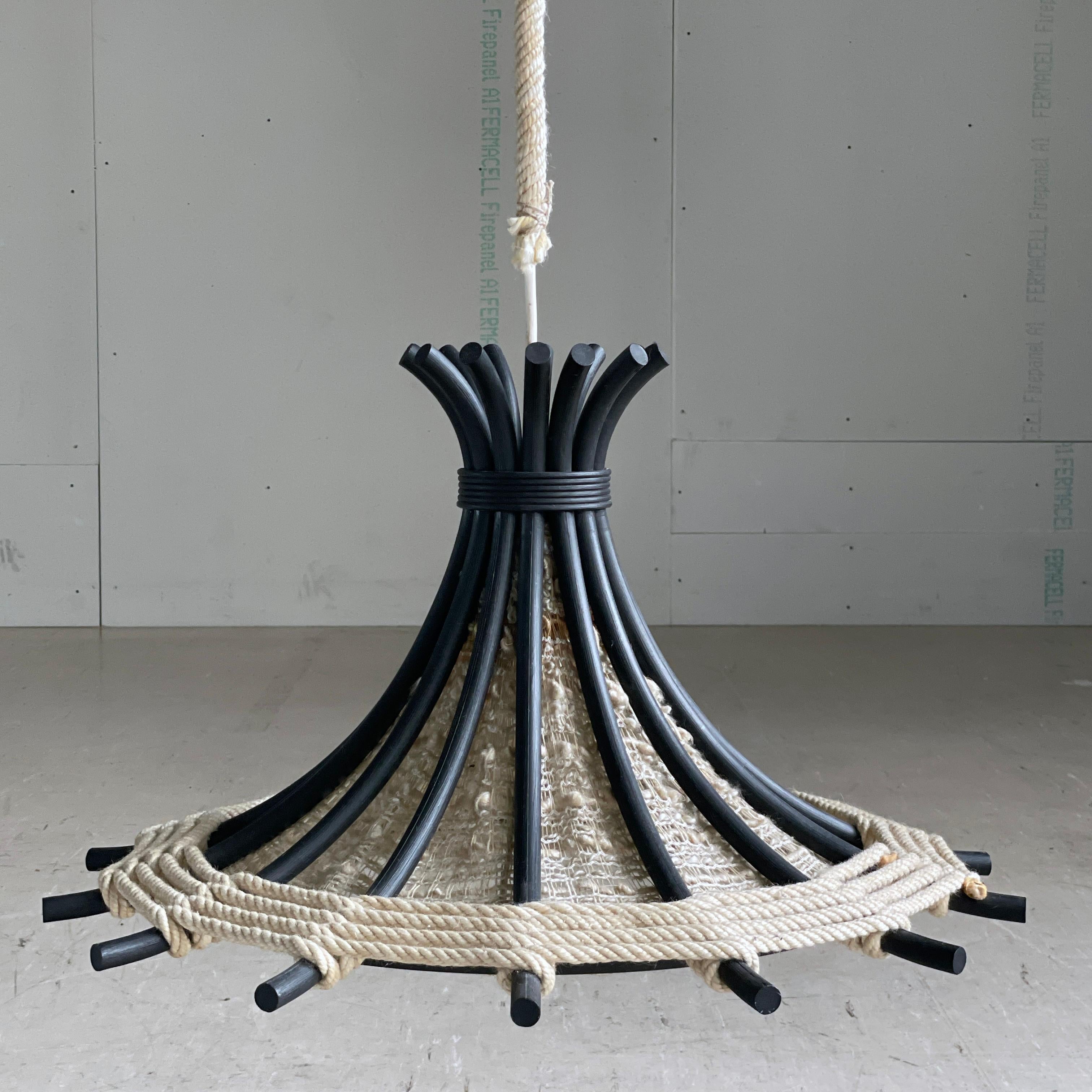 Synthetic 1970's Danish Pendant Lamp For Sale