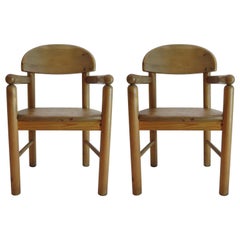 1970s Danish Pine Carver Dining Chair Rainer Daumiller Hirtshals 2 available