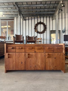 Aparador danés de pino de los años 70