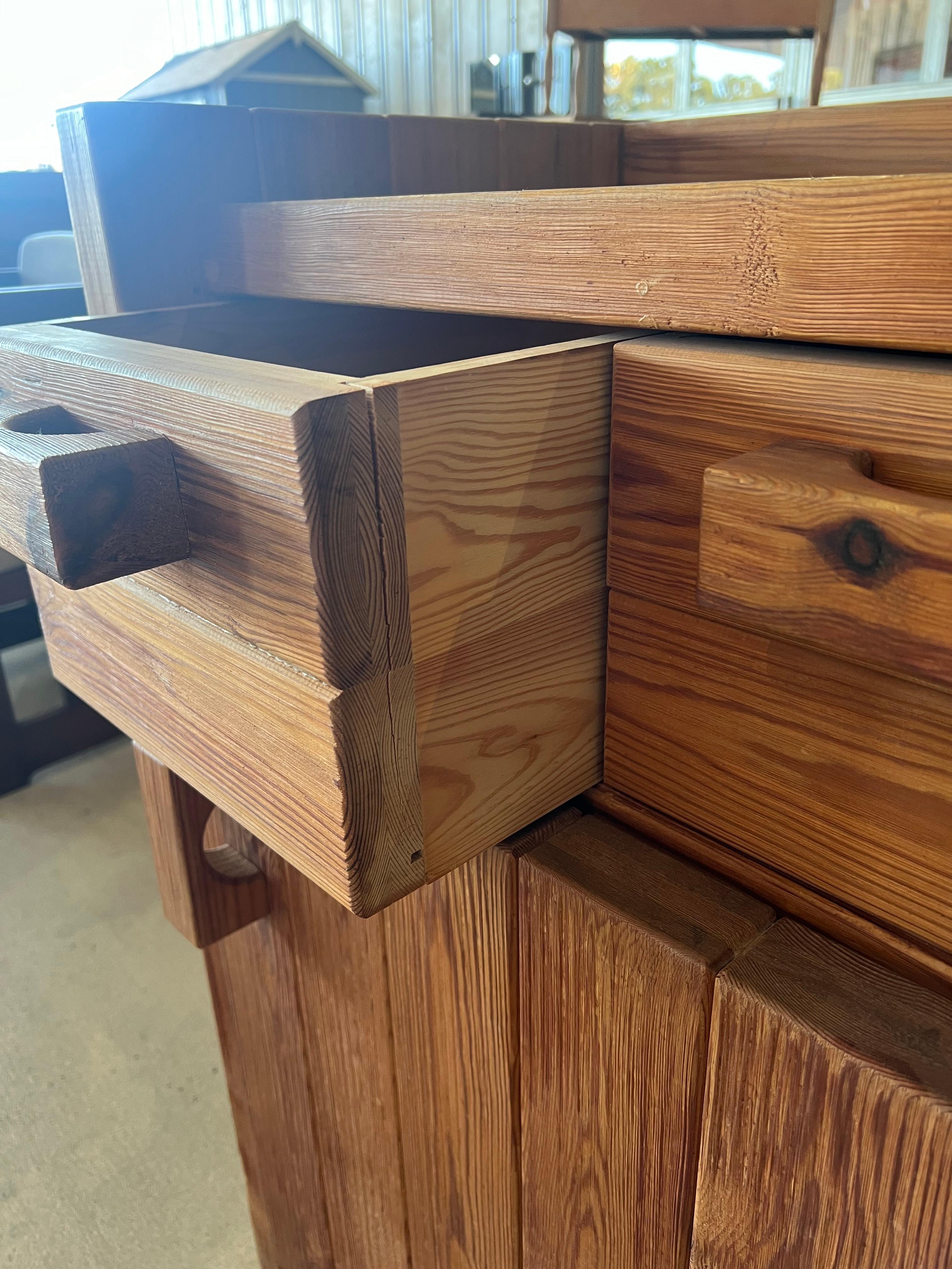 1970’s Danish Pine Sideboard For Sale 1