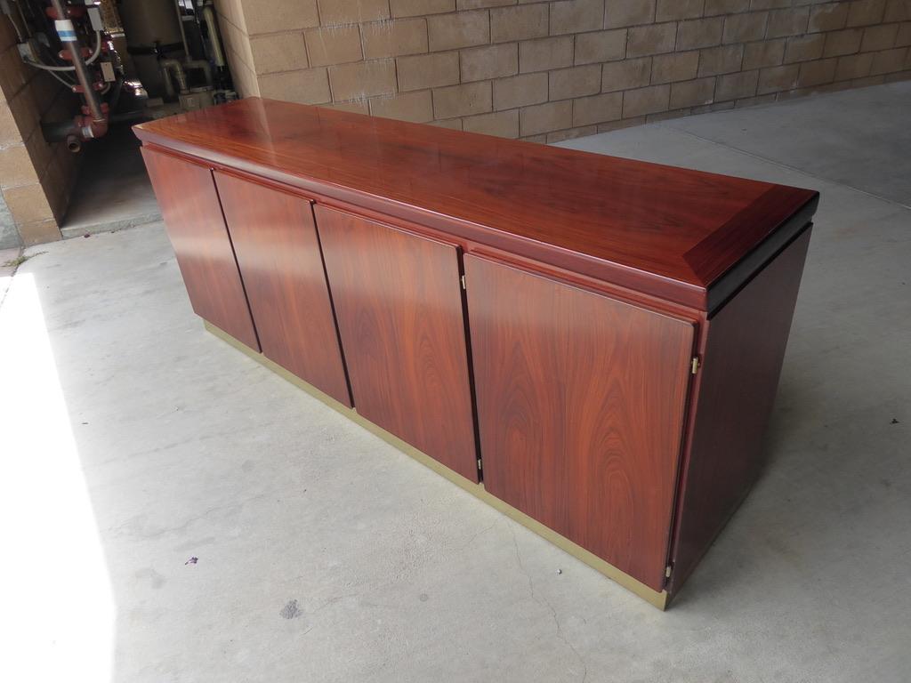 1970s Danish Rosewood Four-Door Sideboard by Skovby For Sale 9