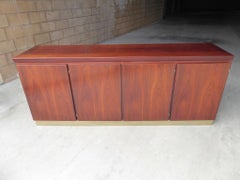 1970s Danish Rosewood Four-Door Sideboard by Skovby