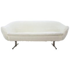 1970s Danish Shell 3-Seat Sofa