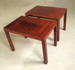 1970s Danish Sidetables in Mahogany by Vejle Stole Fabrik in Excellent Condition